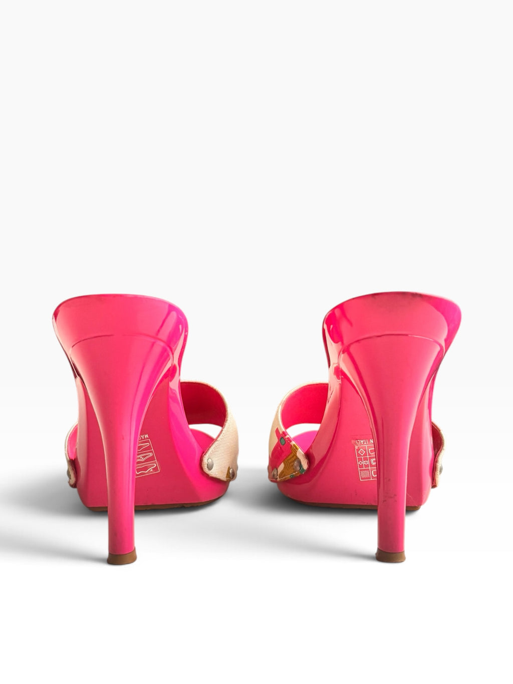 Dior Pink Logo Heels