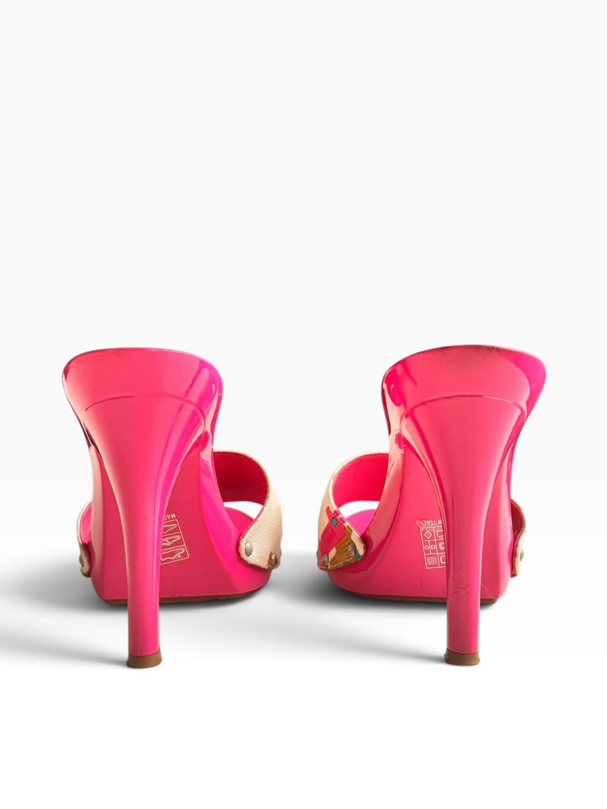 Dior Pink Logo Heels
