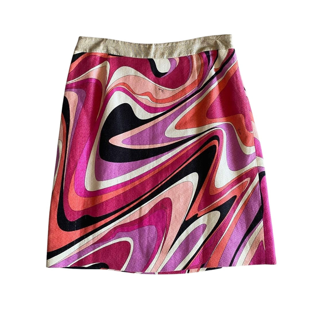Emilio Pucci Pink Mini Skirt