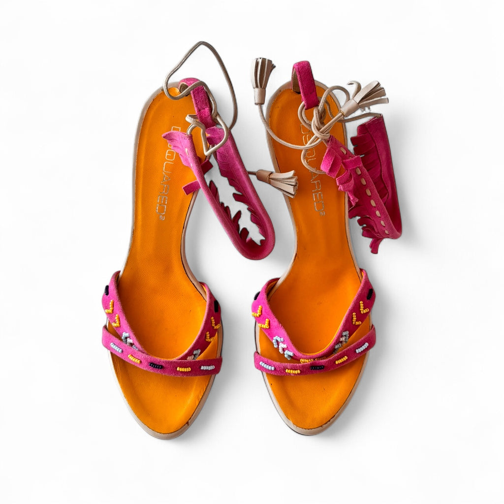 Dsquared2 Western Tassel Heels 35