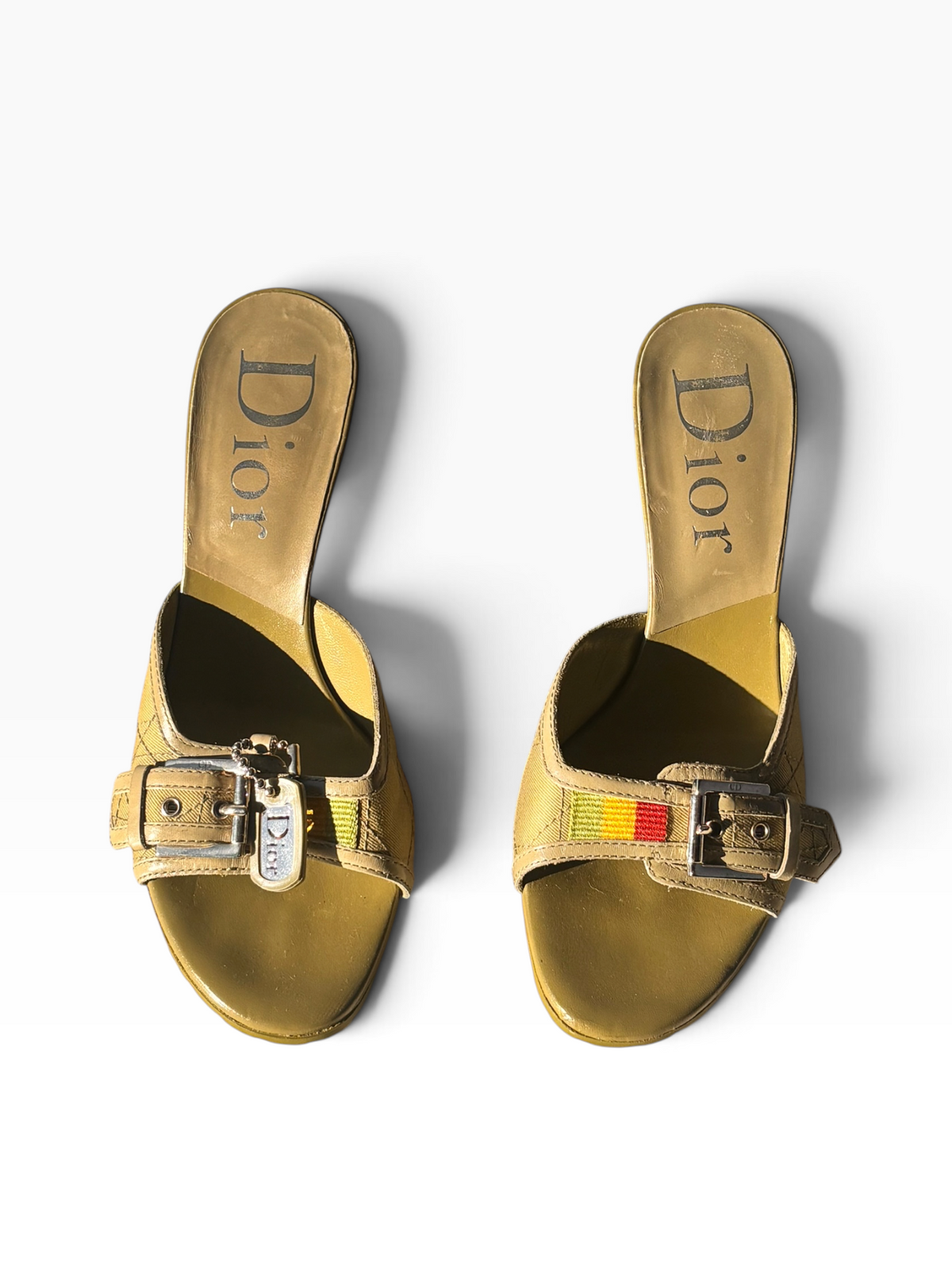 2004 Dior Galliano Rasta Heels