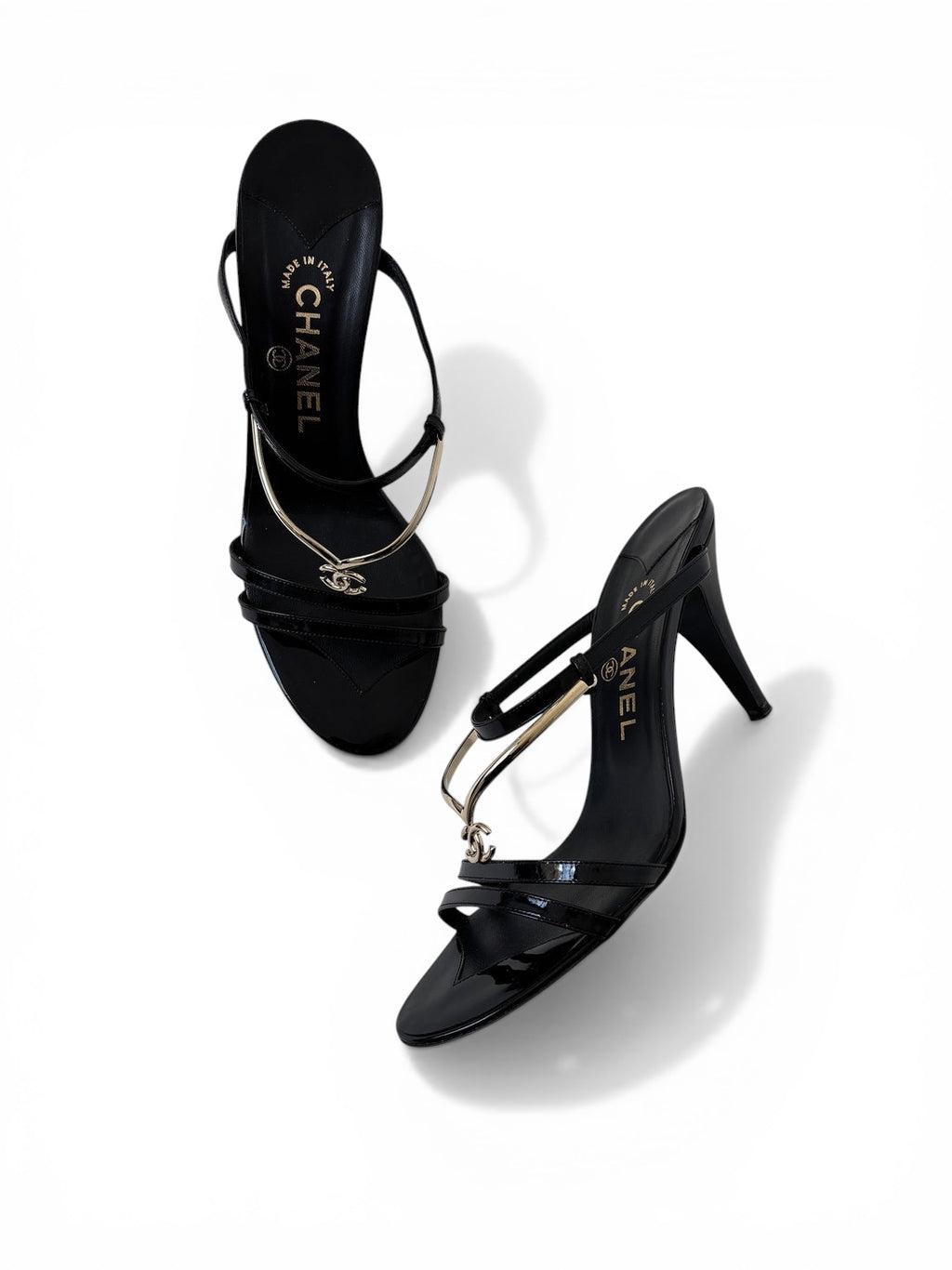 Chanel Resort 2008 CC Charm Heels EU 37