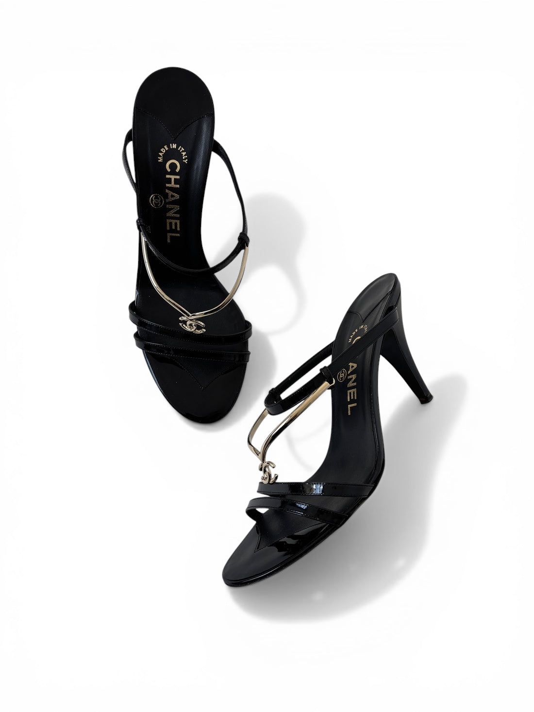 Chanel Resort 2008 CC Charm Heels EU 37