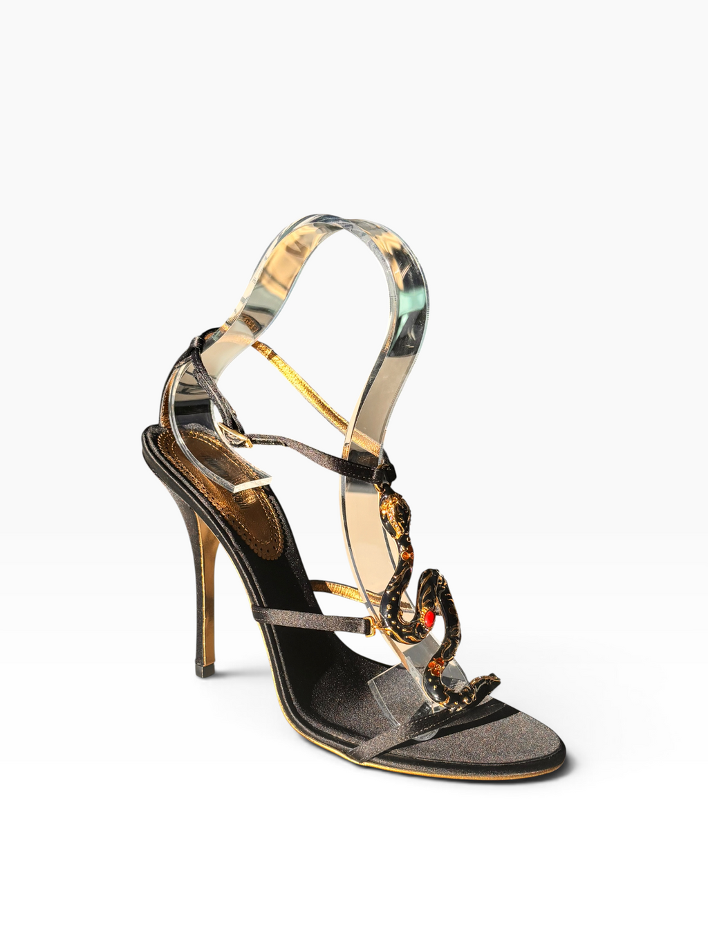 Roberto Cavalli Snake Heels