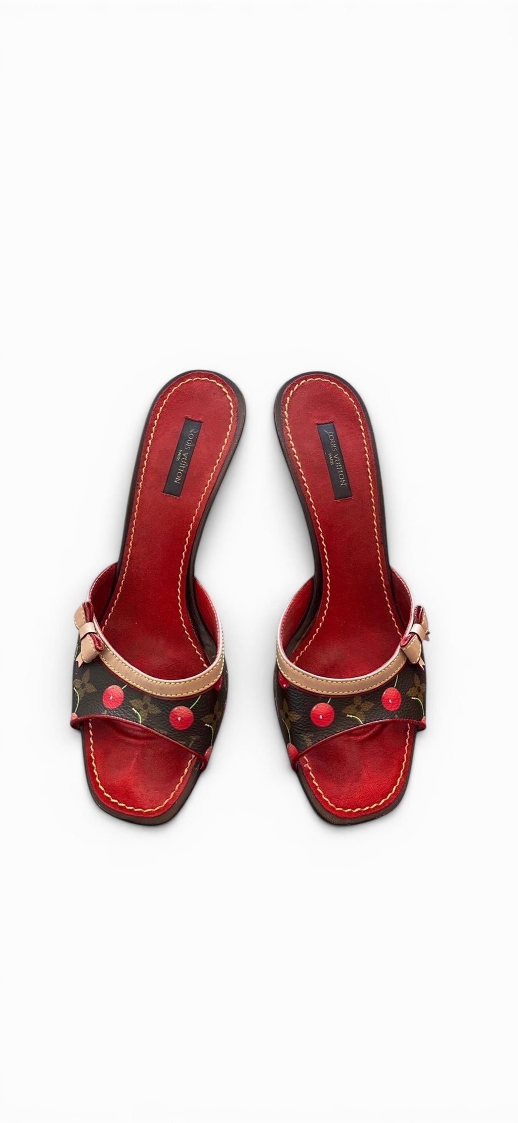Louis Vuitton Cherry Mules