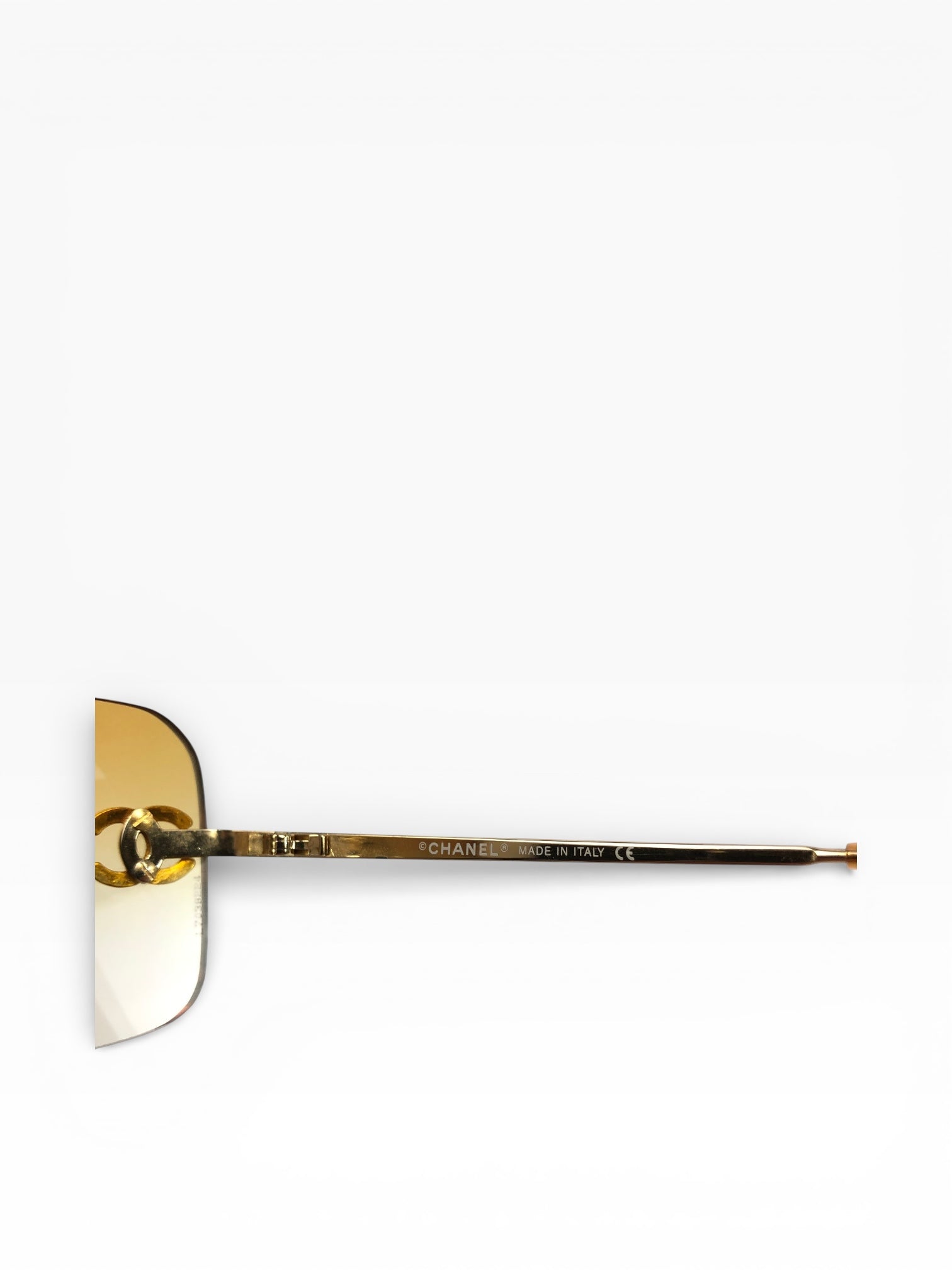 Chanel Ombre Gold Rhinestone Sunglasses