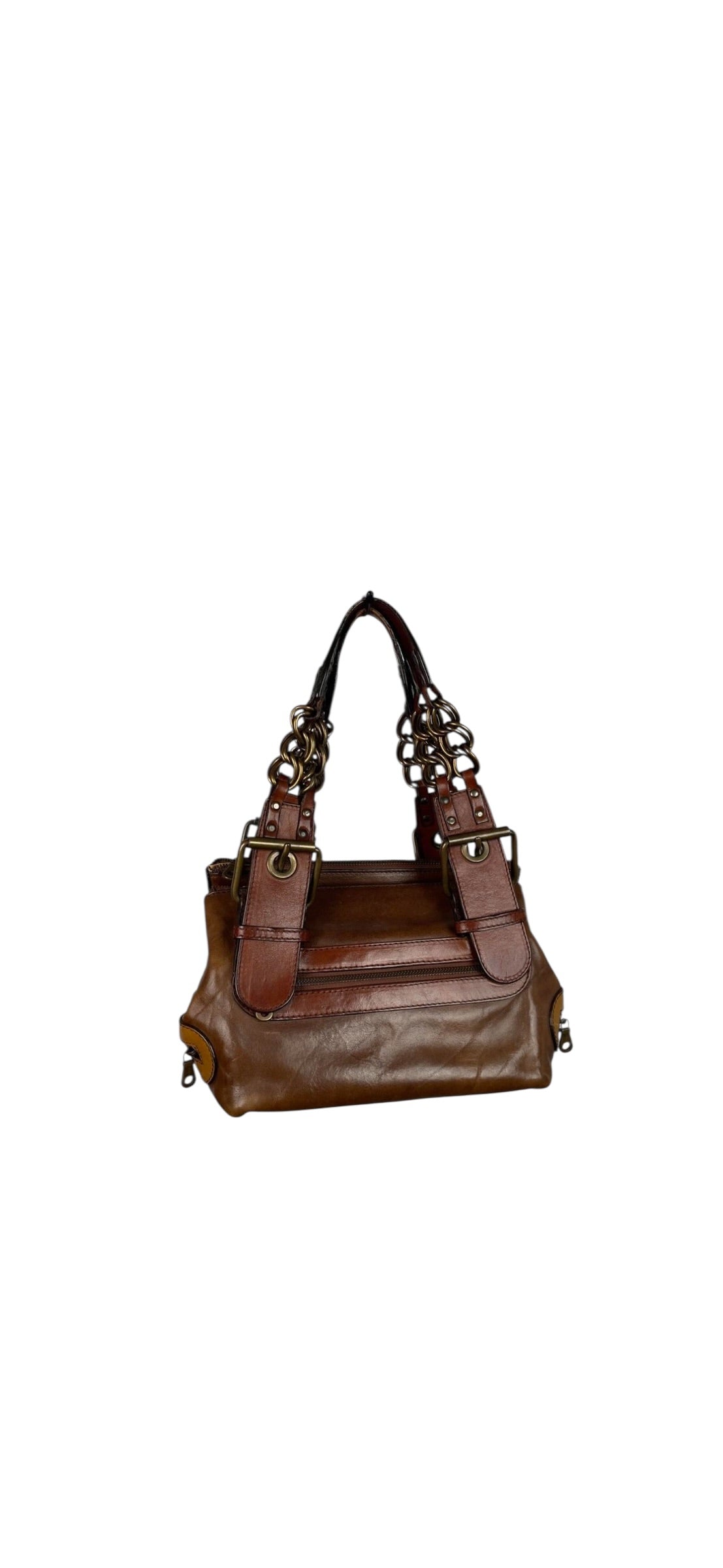 A/W 2003 Chloe Phoebe Philo Brown Chain Camera Bag