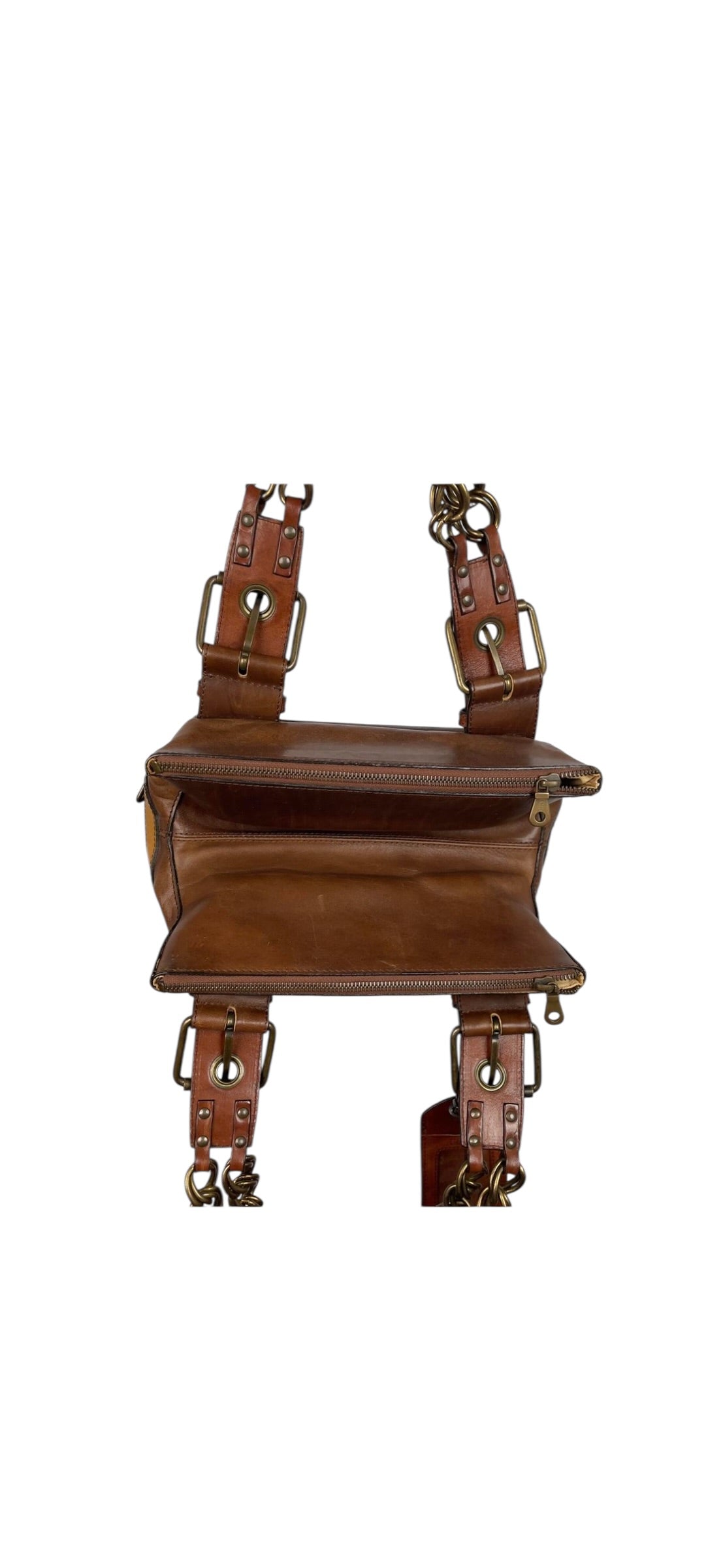 A/W 2003 Chloe Phoebe Philo Brown Chain Camera Bag