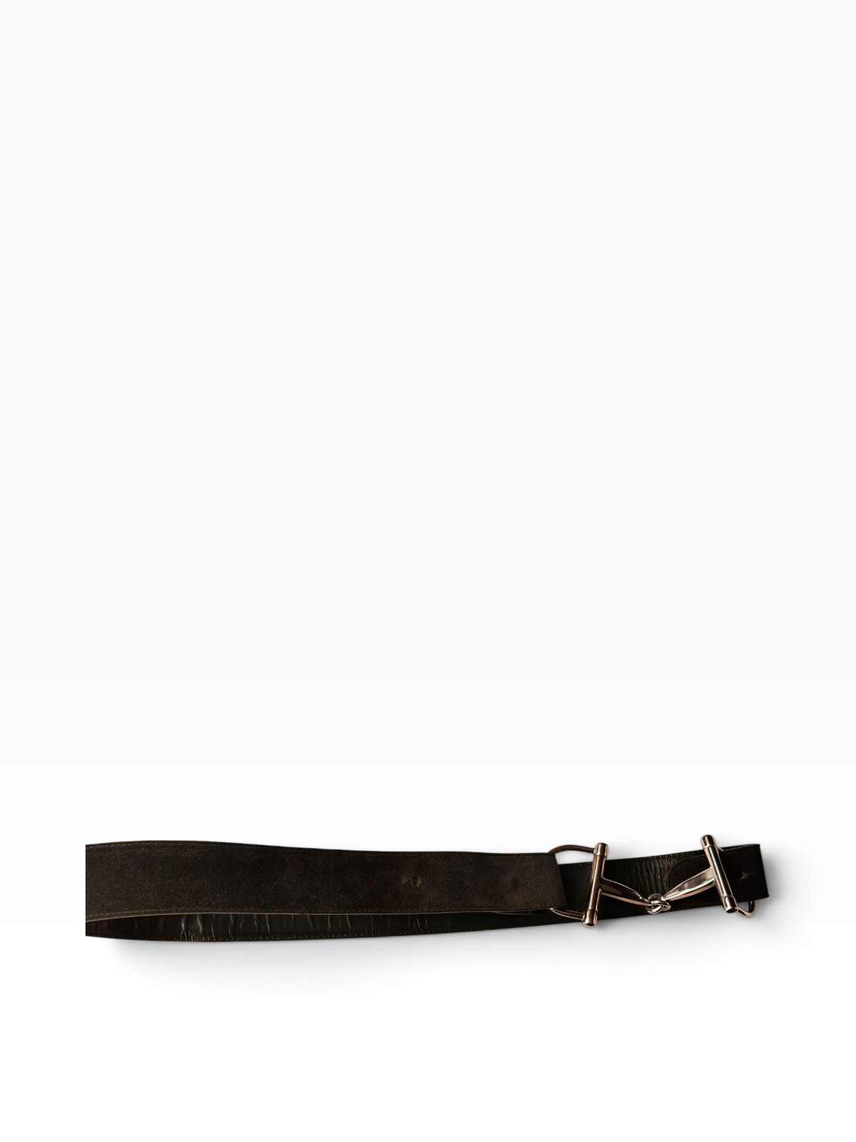 1995 Gucci Suede Horsebit Belt