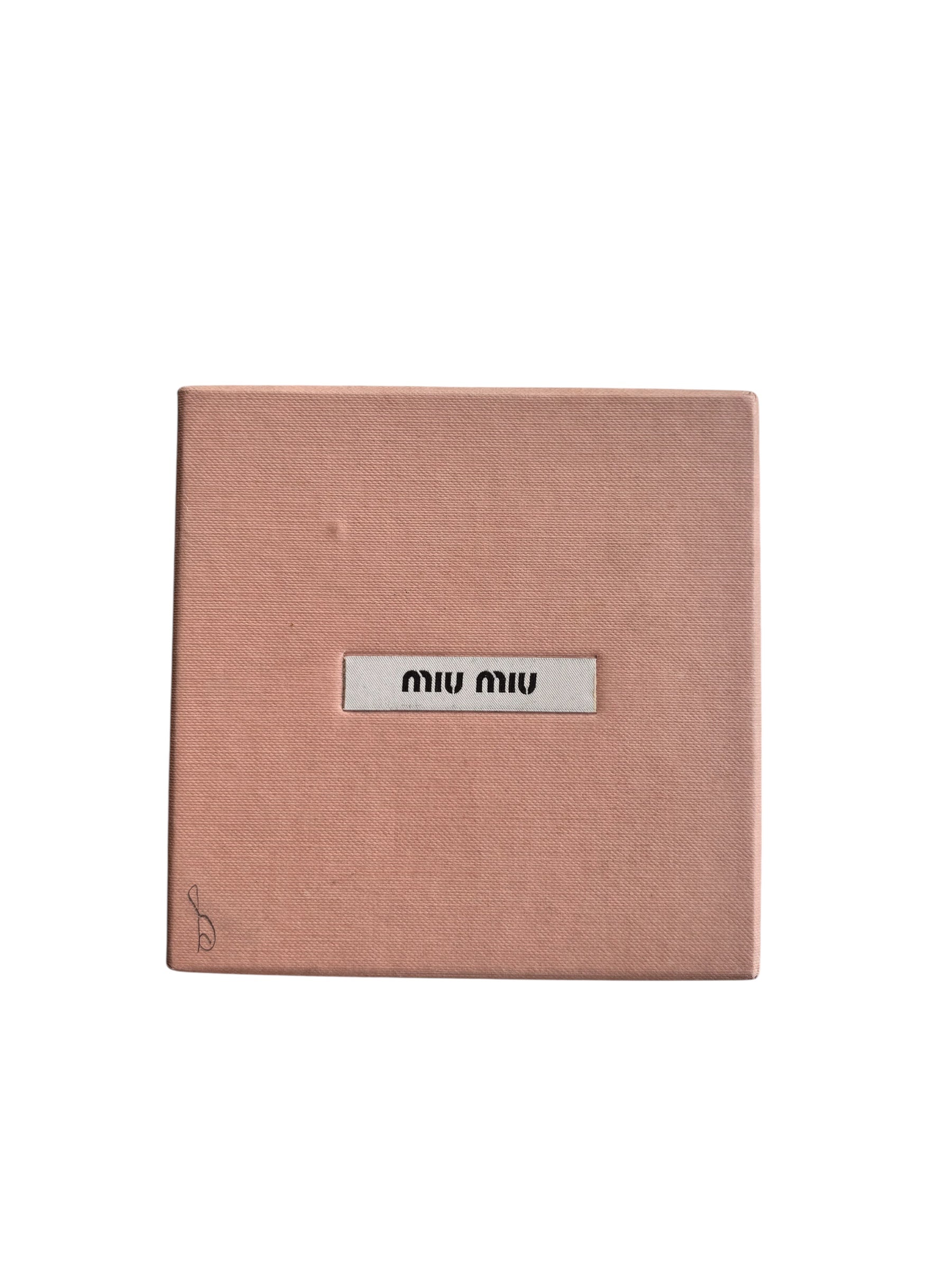 Miu Miu Gold Crystal Belt