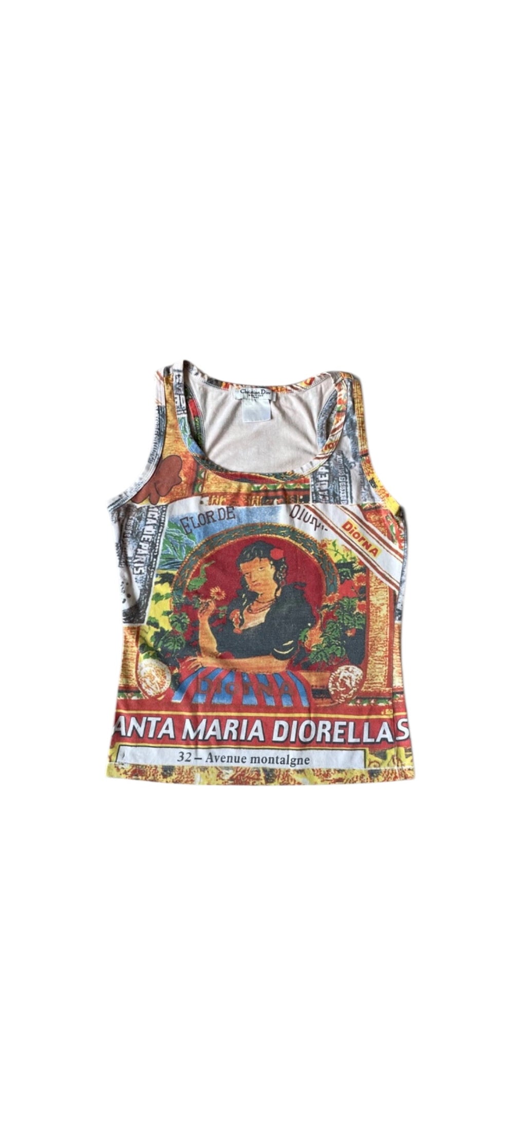 Christian Dior Galliano Santa Maria Diorella Top