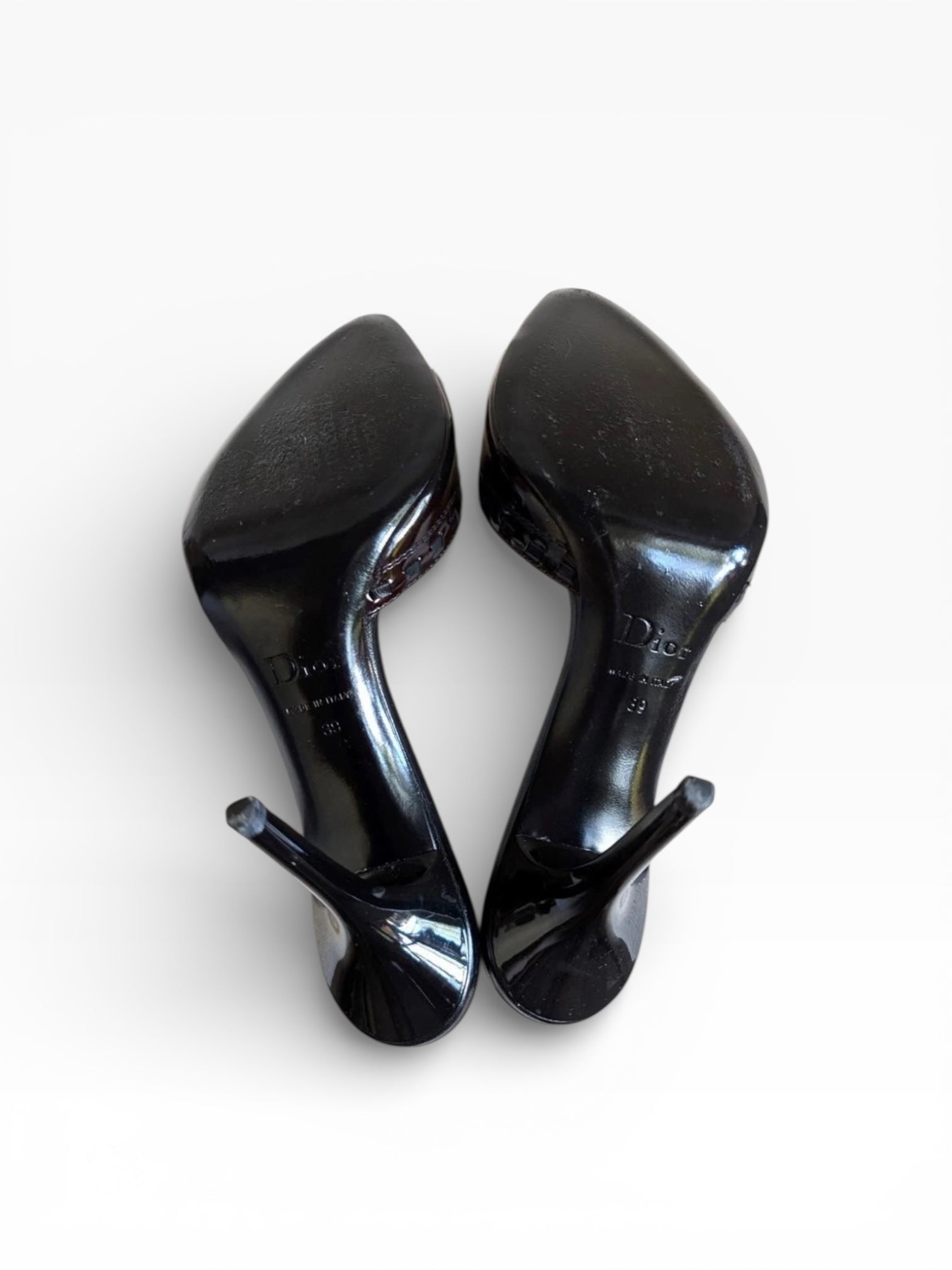 Dior Galliano Gambler Heels 39