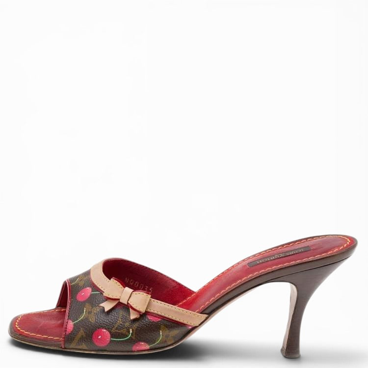Louis Vuitton Cherry Mules