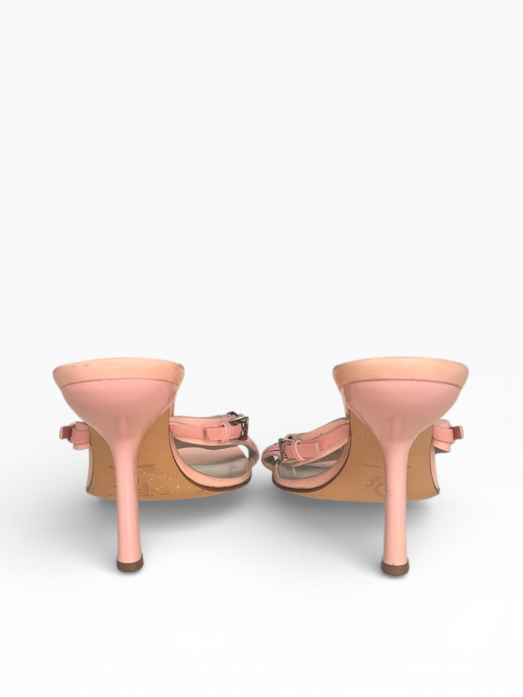 Pink Dior Bondage Heels 37