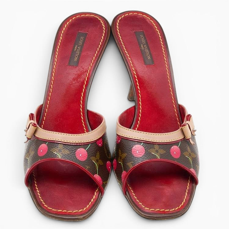 Louis Vuitton Cherry Mules