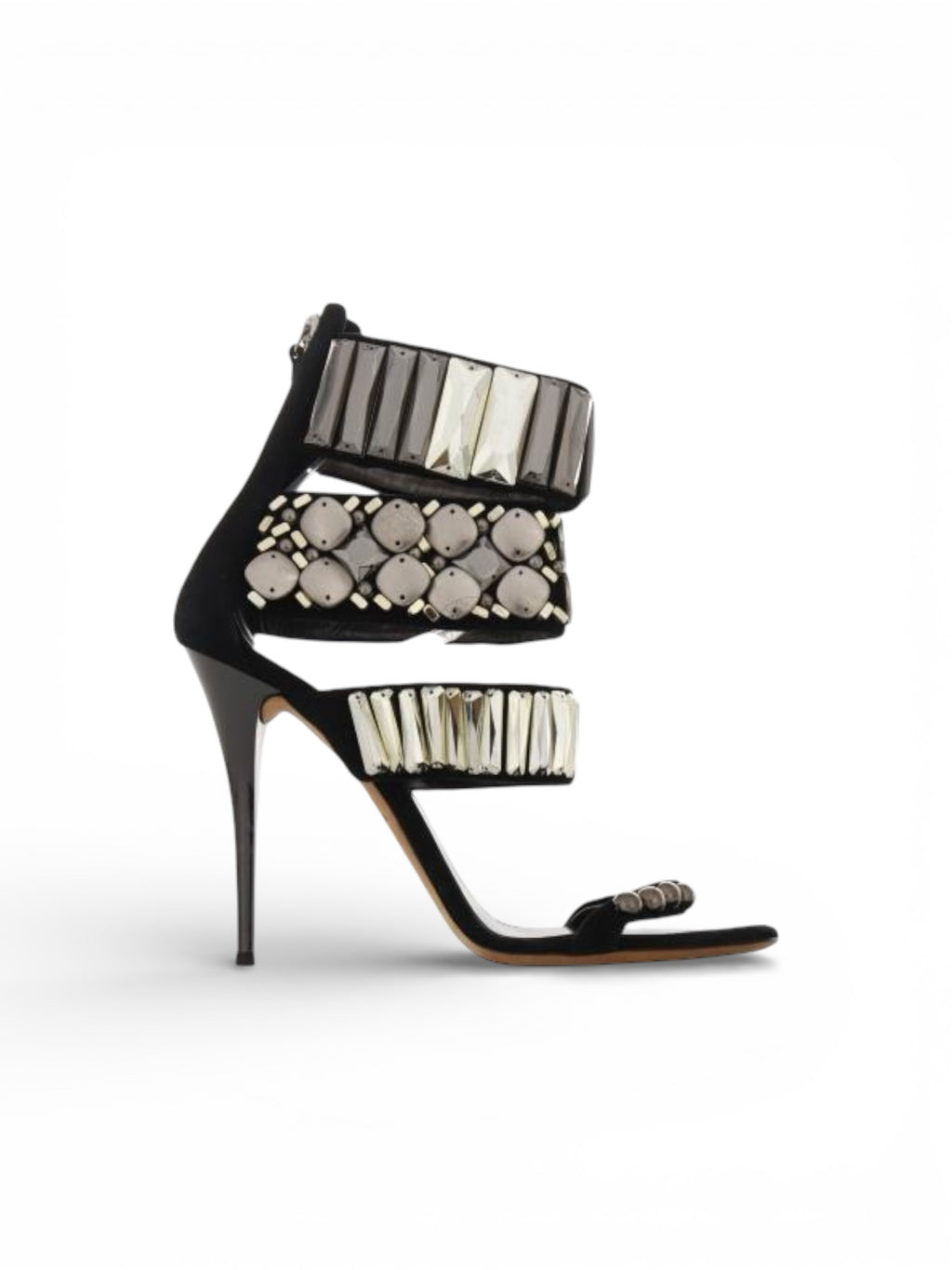 Giuseppe Zanotti Black Embellished Heels EU 39