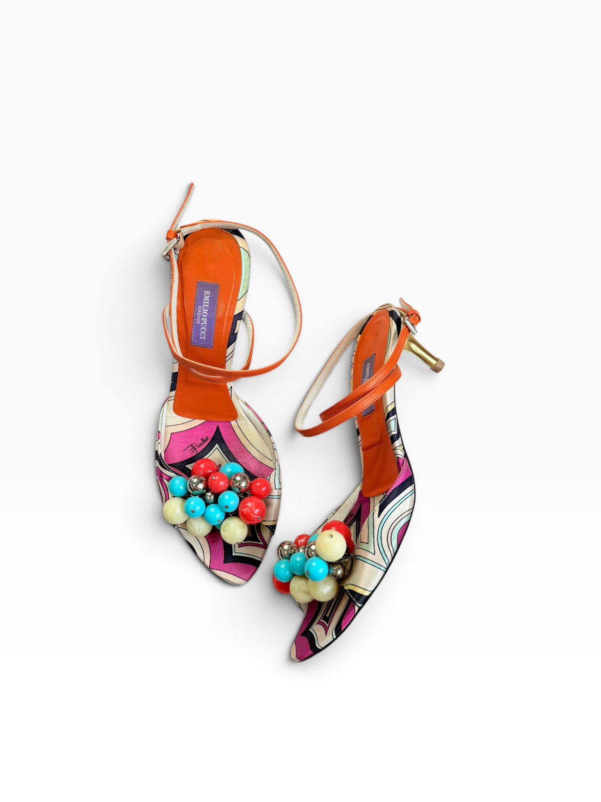 Emilio Pucci Beaded Heels