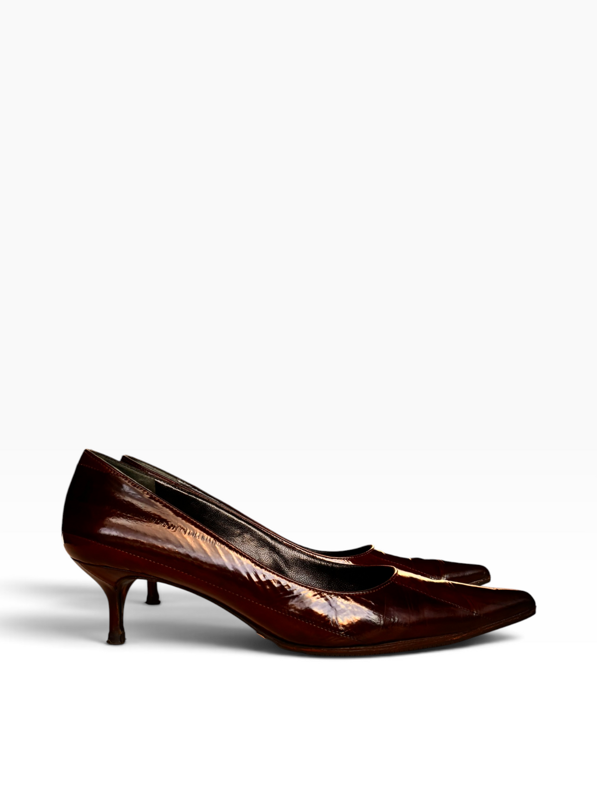 Dolce & Gabbana Brown Pointed Mules