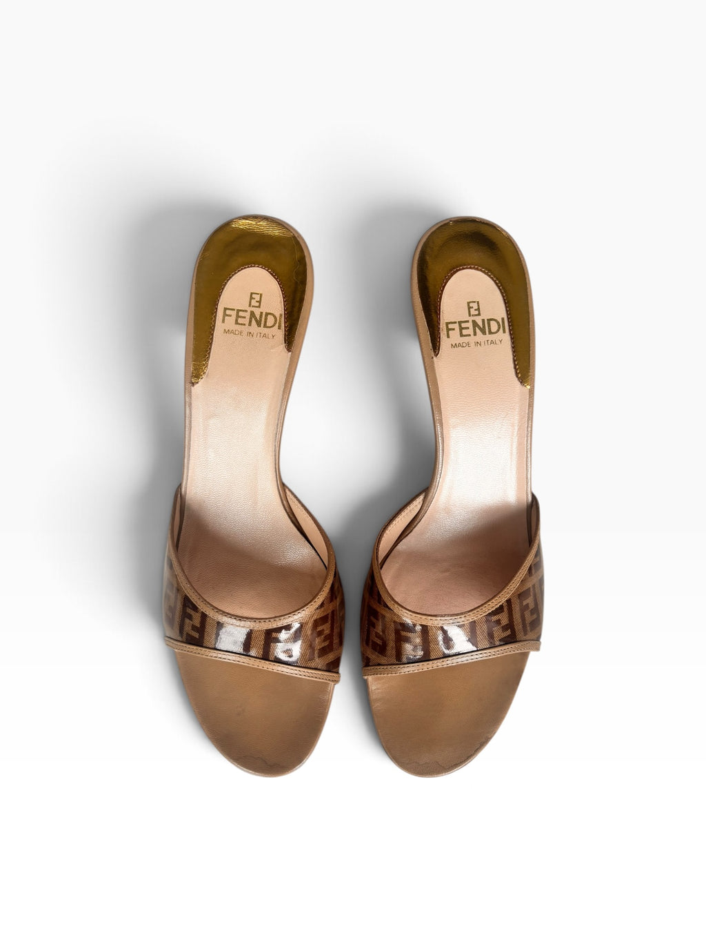 Fendi Monogram Mules