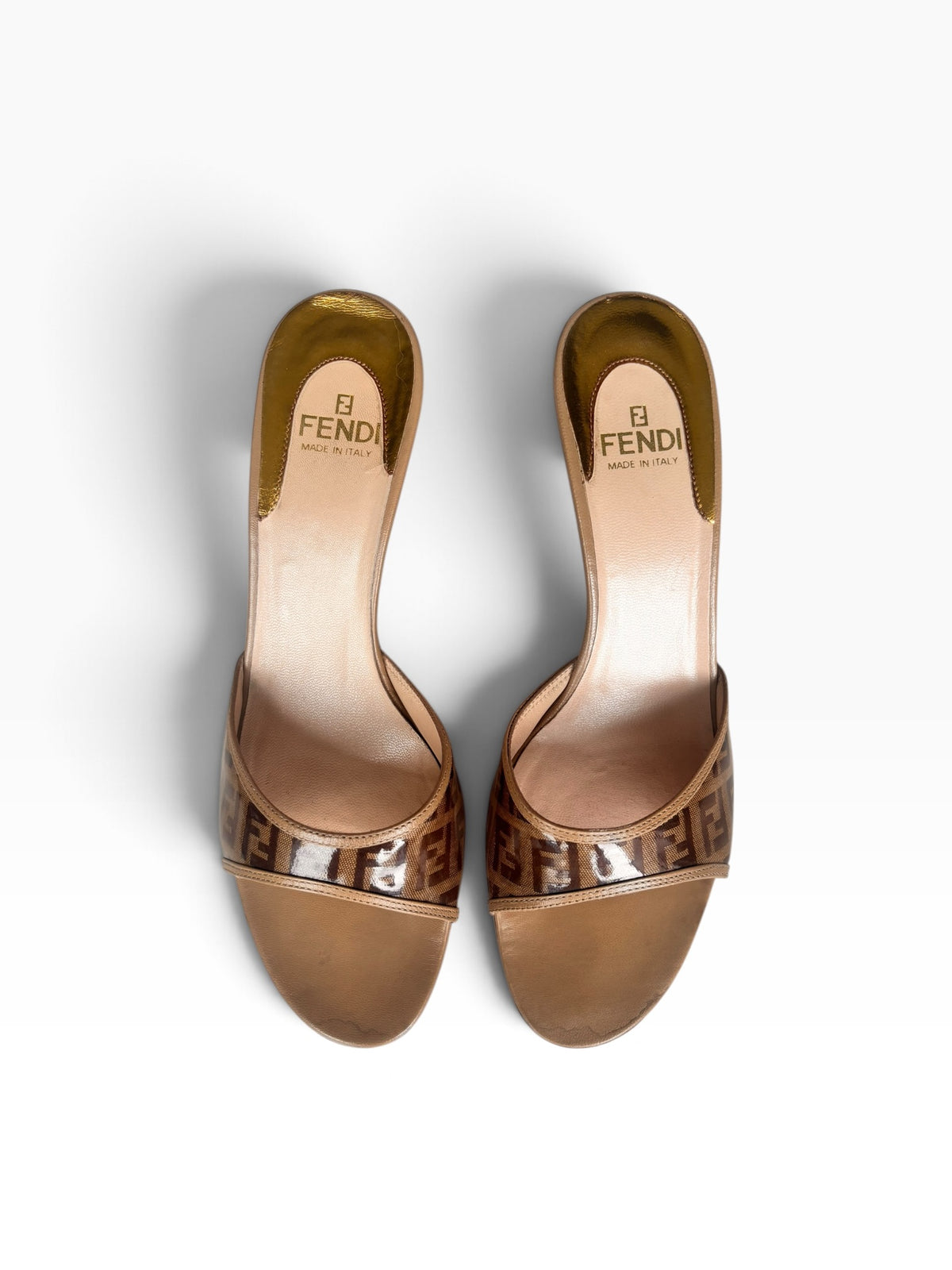 Fendi Monogram Mules