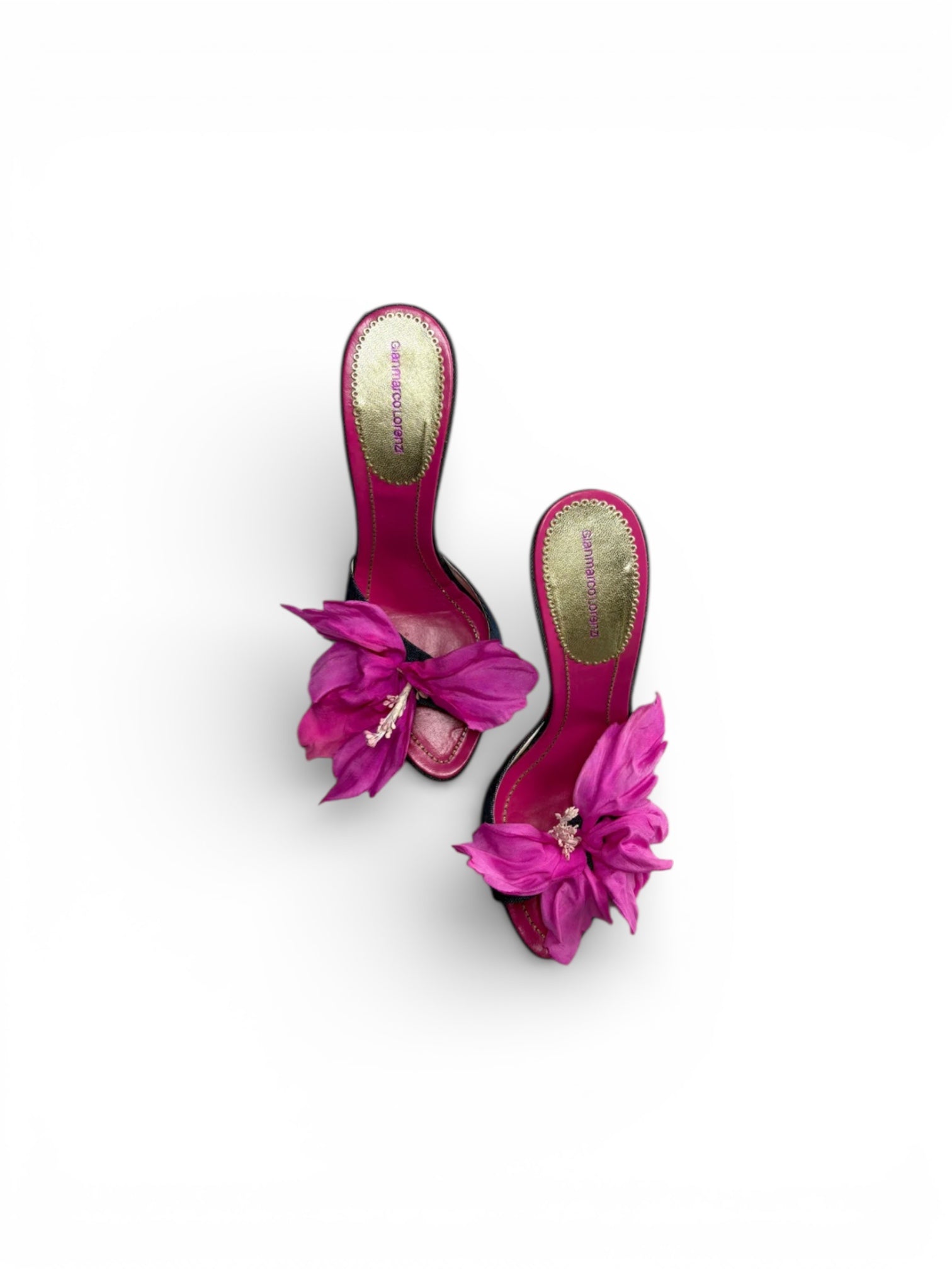 Gianmarco Lorenzi Flower Heels 38