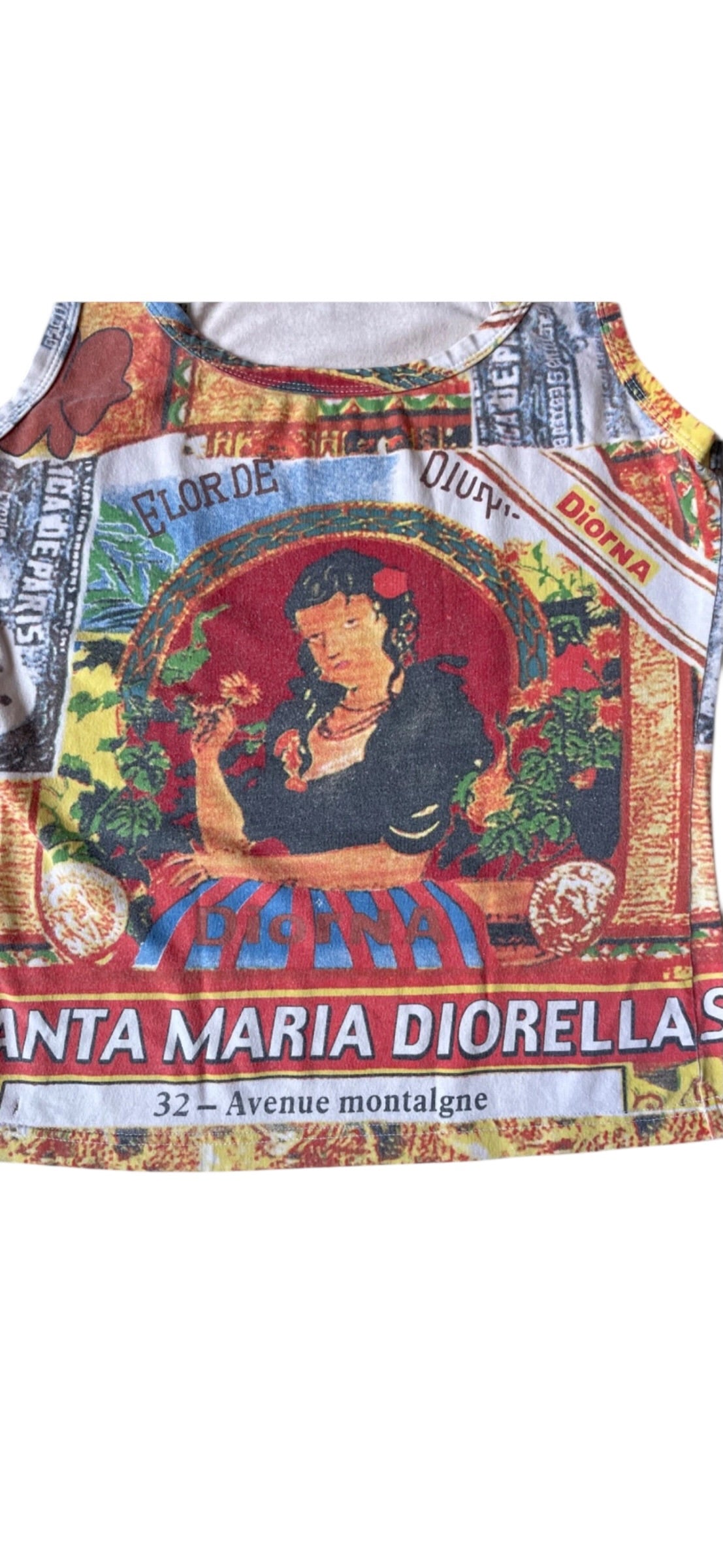 Christian Dior Galliano Santa Maria Diorella Top