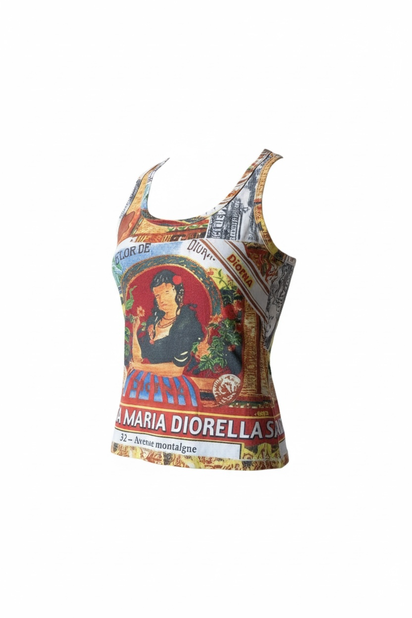 Christian Dior Galliano Santa Maria Diorella Top