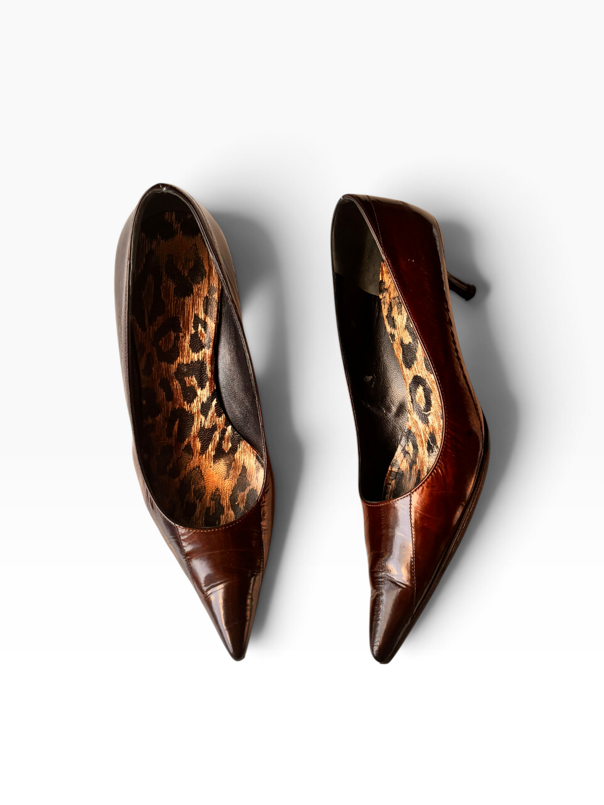 Dolce & Gabbana Brown Pointed Mules