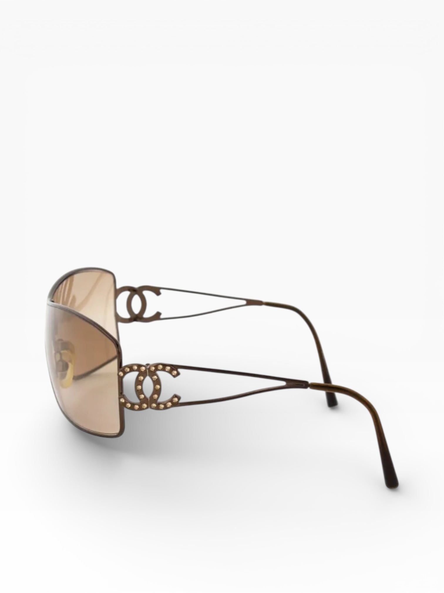 Chanel Shield Amber Sunglasses