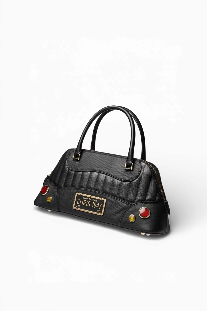 2001 Dior Galliano Cadillac Bowling Bag