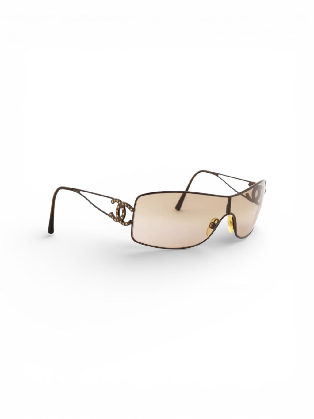 Chanel Shield Amber Sunglasses