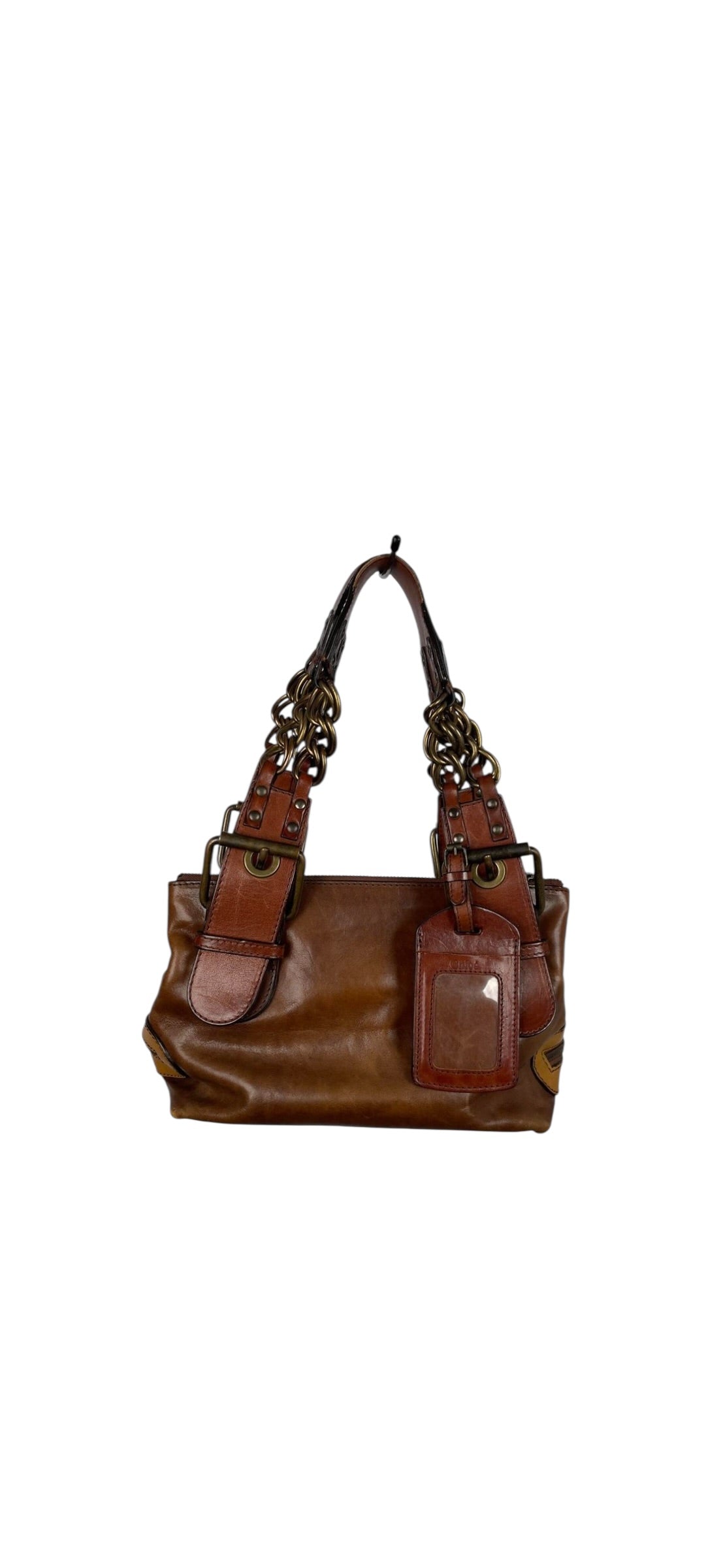 A/W 2003 Chloe Phoebe Philo Brown Chain Camera Bag
