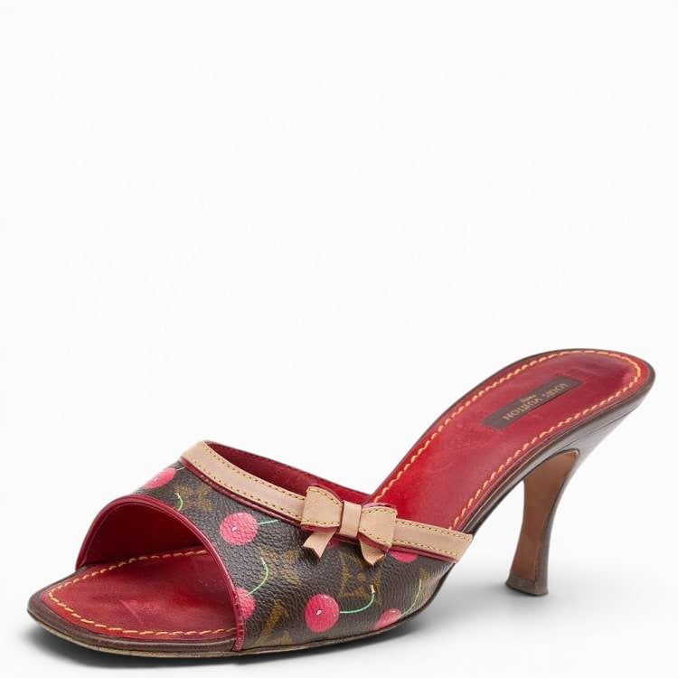 Louis Vuitton Cherry Mules