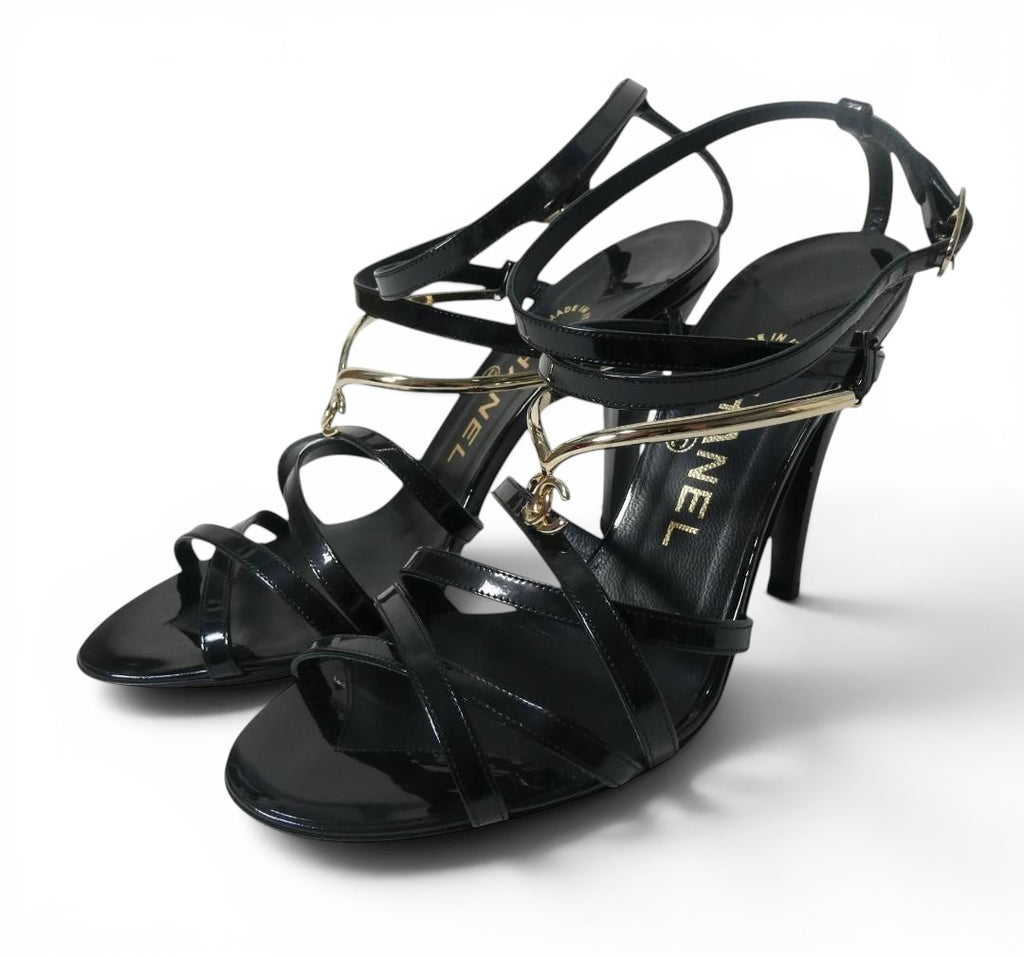 Chanel Resort 2008 CC Charm Heels EU 37