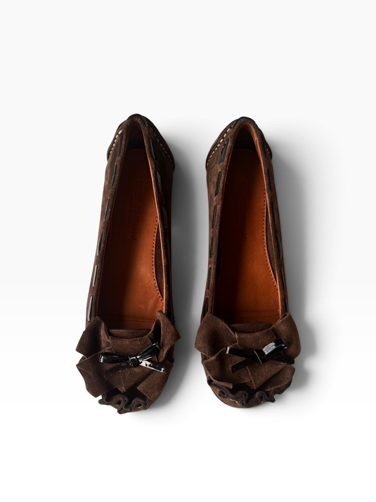 Dolce & Gabbana Suede Ballet Flats