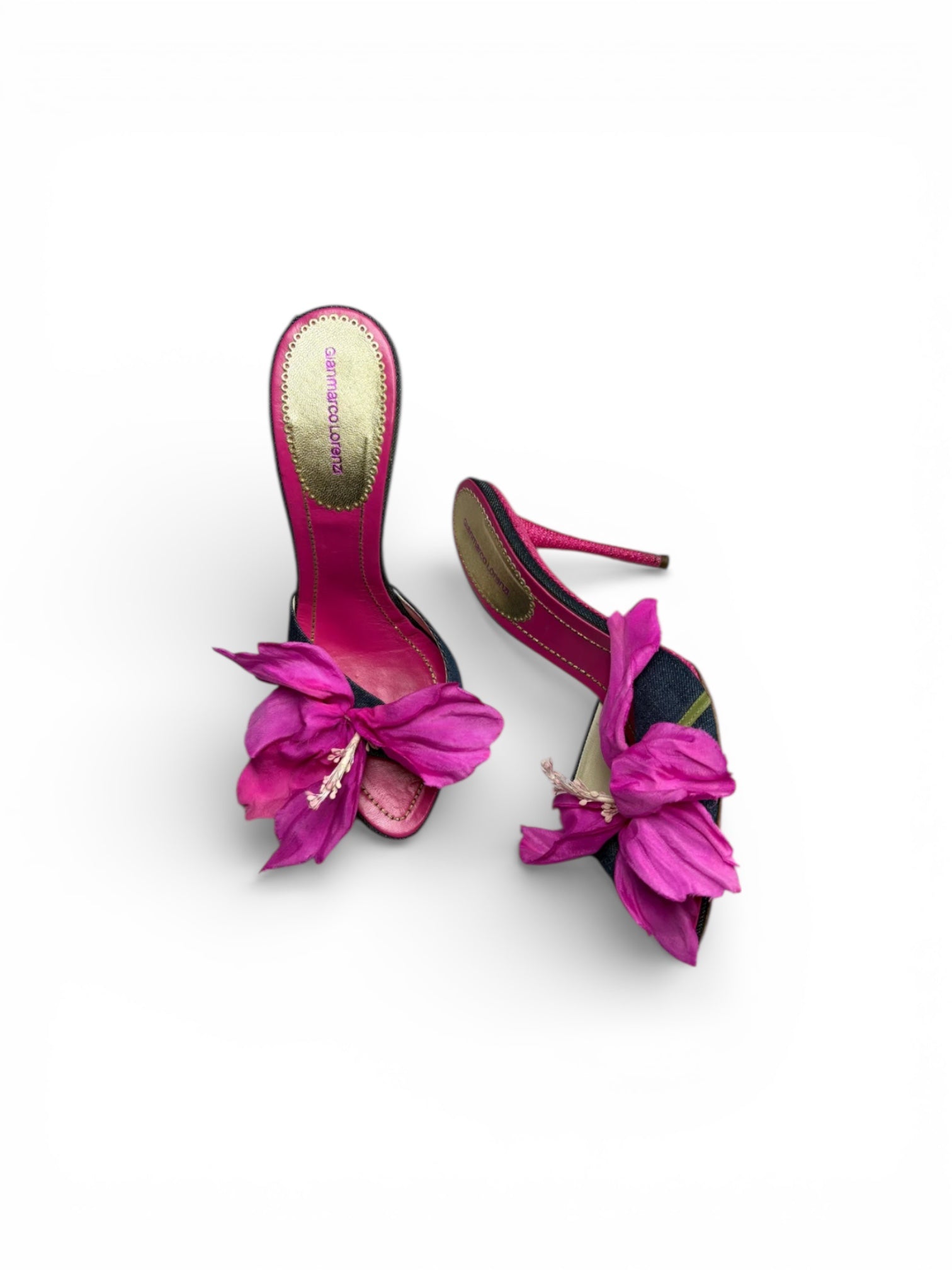 Gianmarco Lorenzi Flower Heels 38