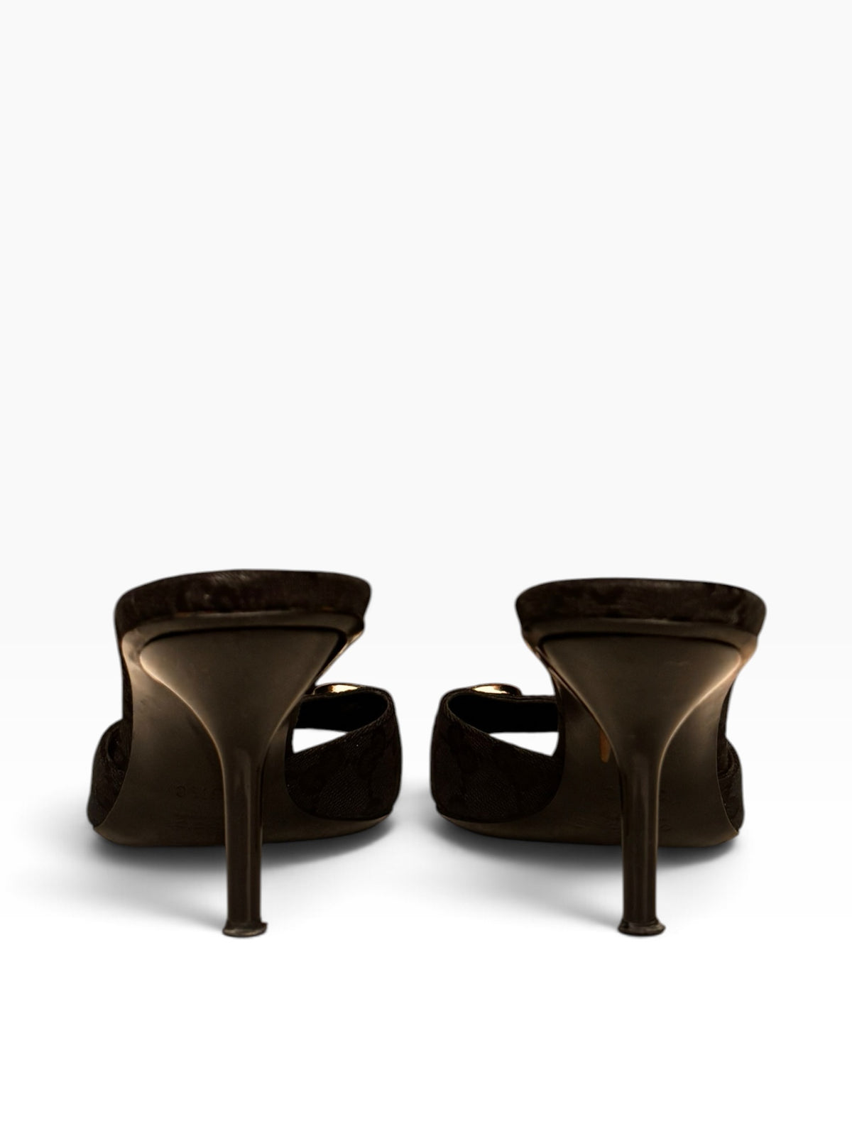 Gucci Black Horsebit Heels