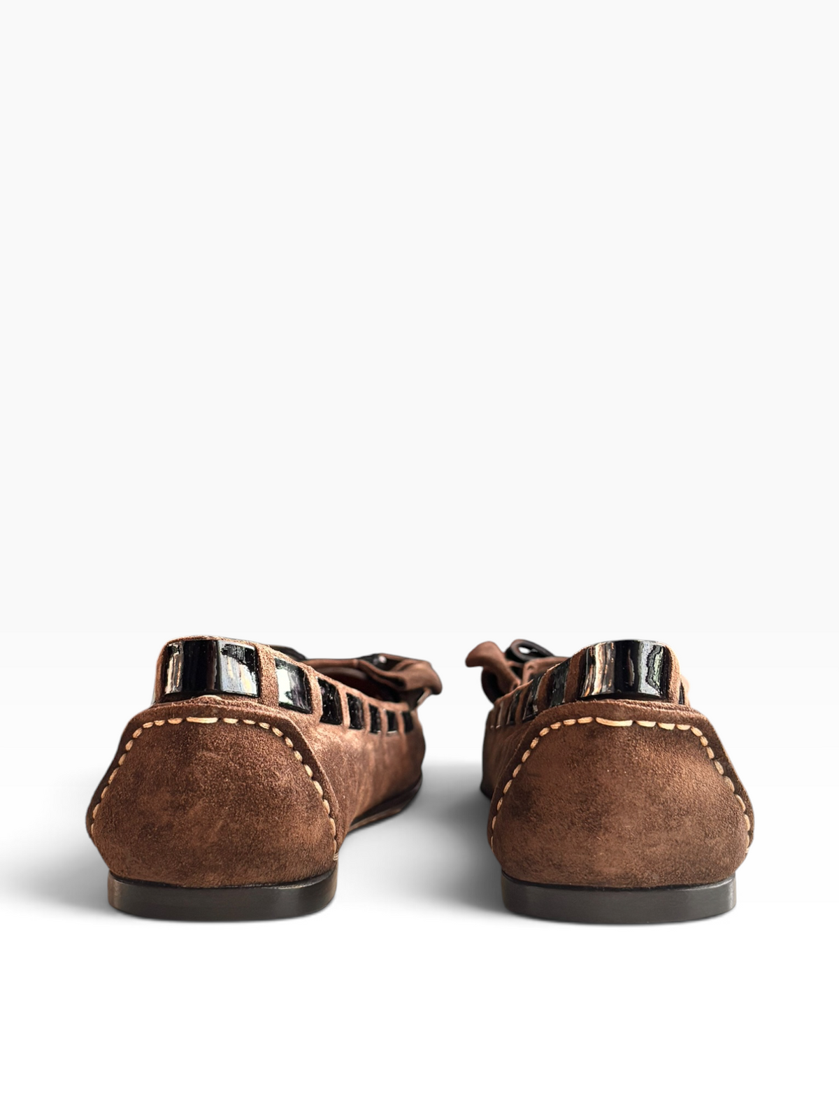 Dolce & Gabbana Suede Ballet Flats