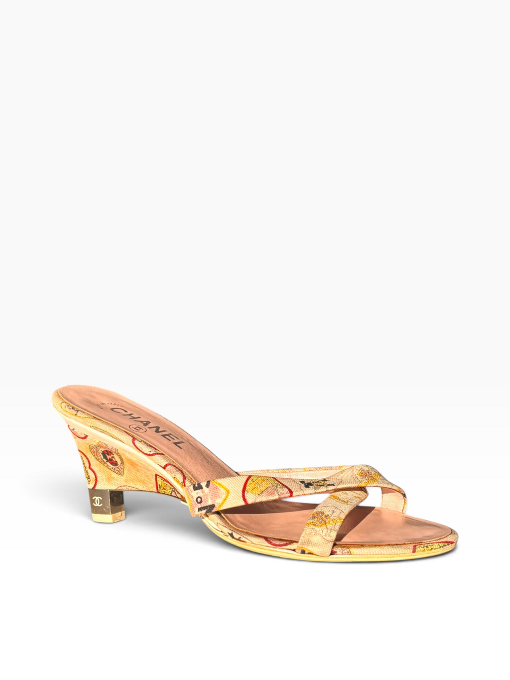 2006 Chanel Valentine Mules