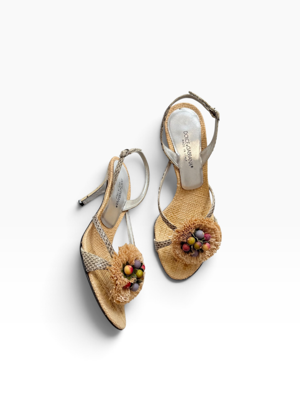 Dolce & Gabbana Fruit Basket Heels