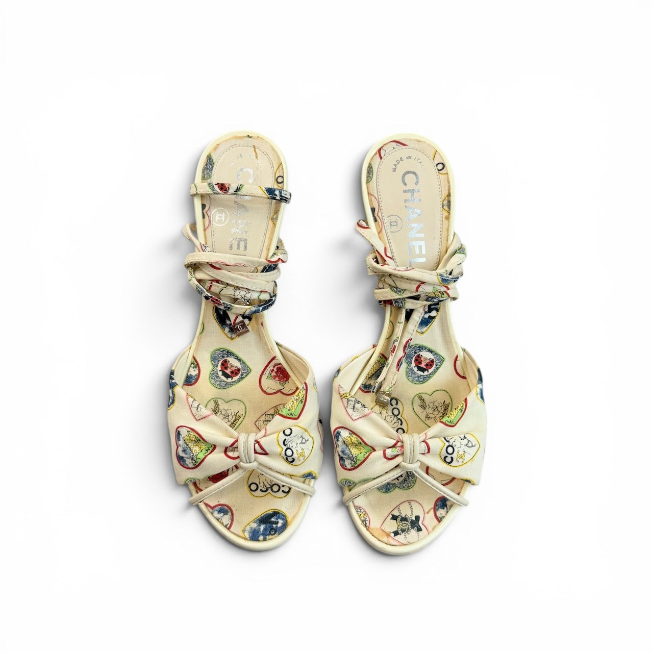 S/S 2006 Chanel Valentine Motif Mules
