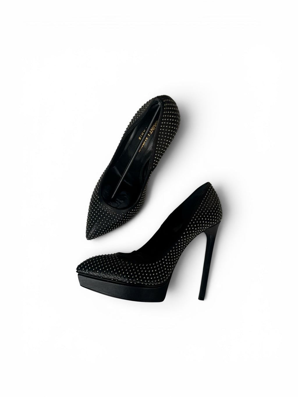 YSL Studded Platform Heels