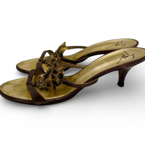 Giuseppe Zanotti Black Gemstone Mule EU 38.5