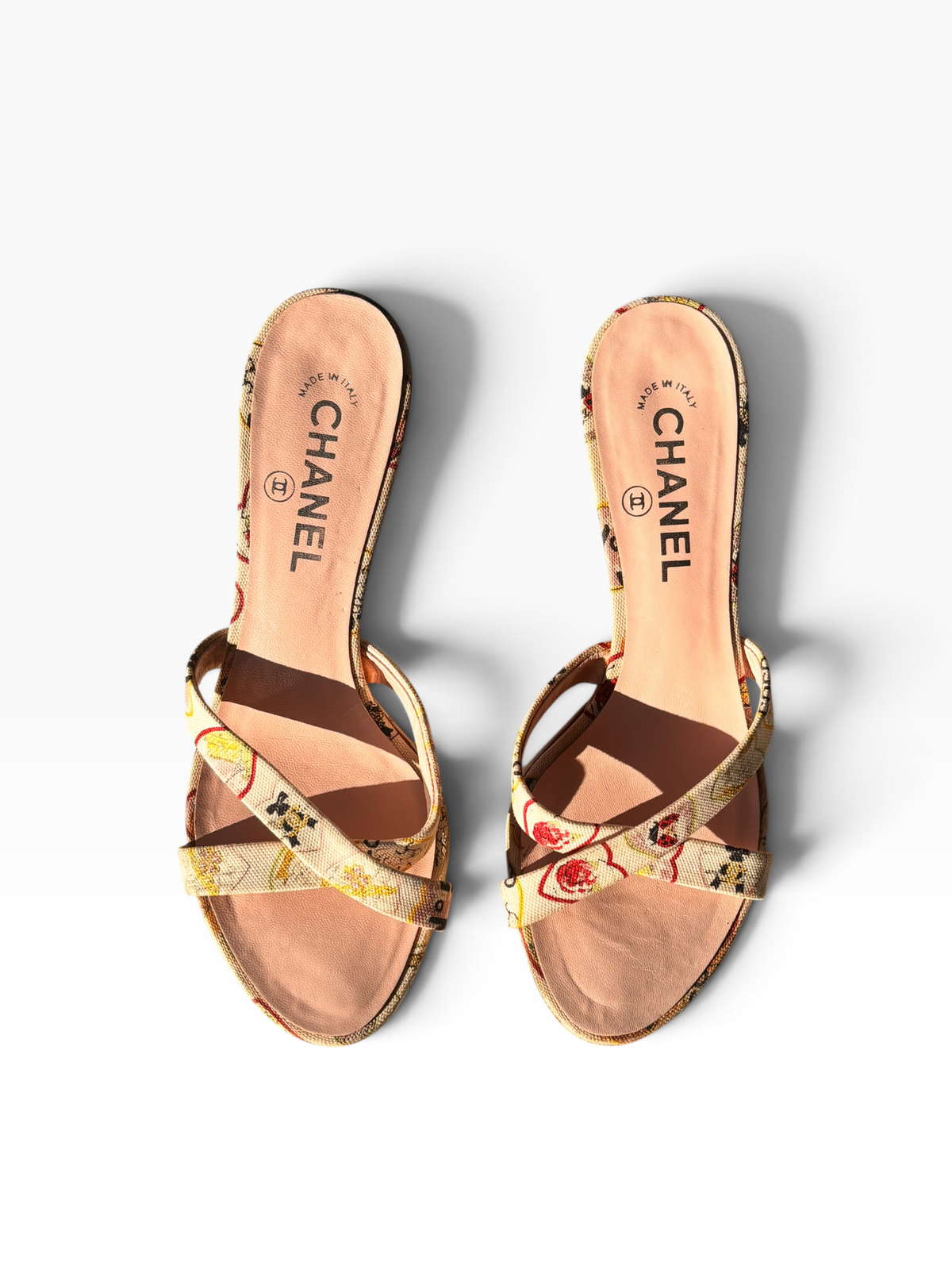 2006 Chanel Valentine Mules