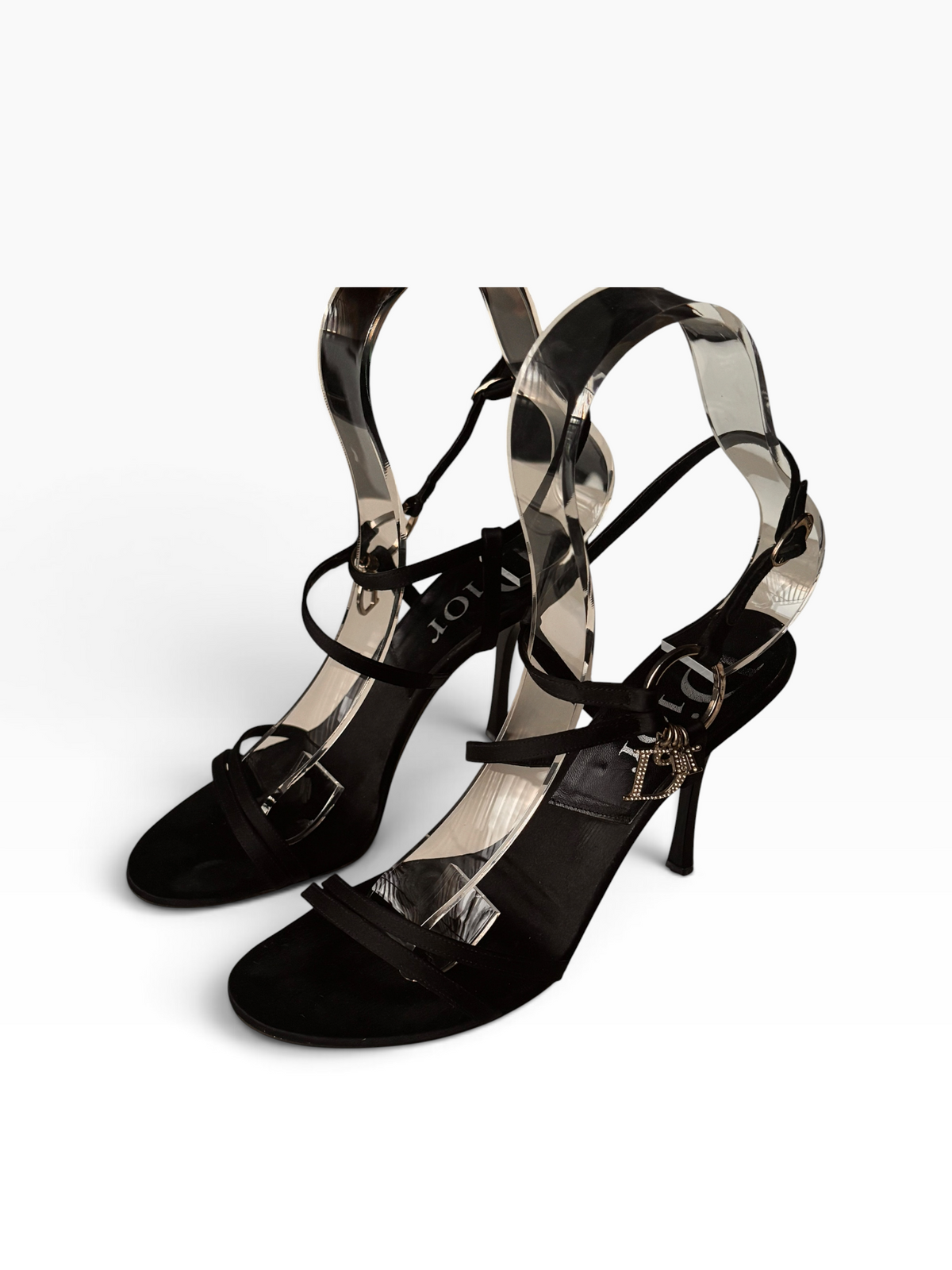 Dior Galliano Spell-Out Charm Heels