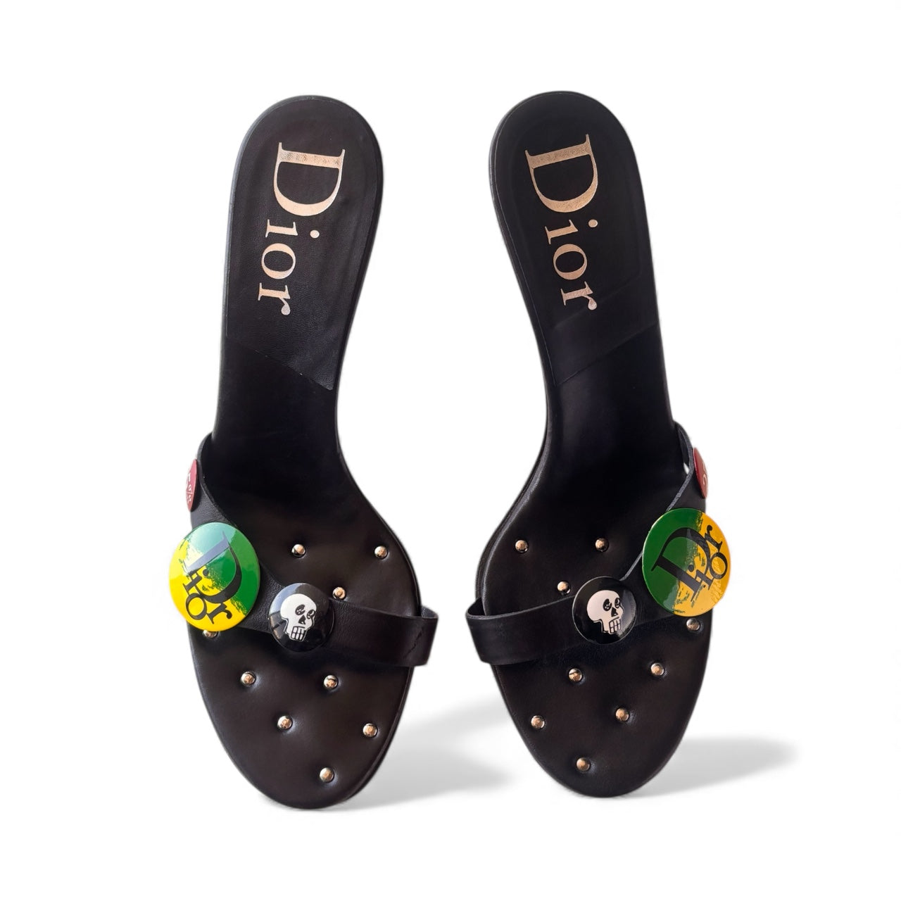 Christian Dior by John Galliano Victim Mules 37.5