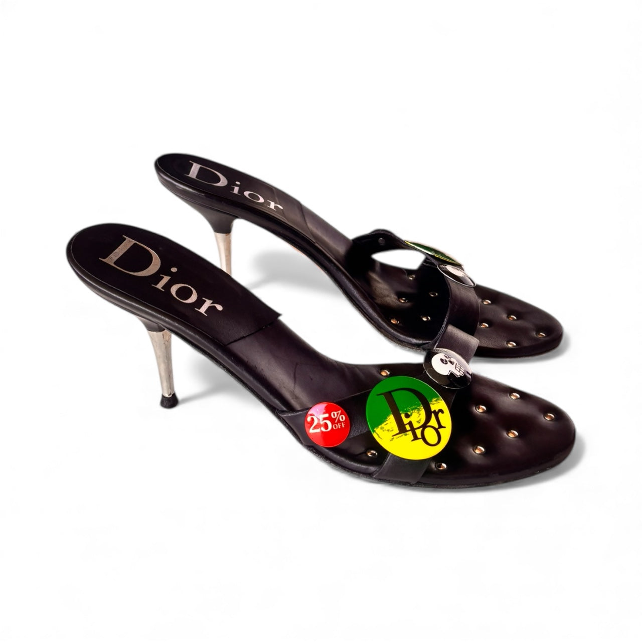 Christian Dior by John Galliano Victim Mules 37.5