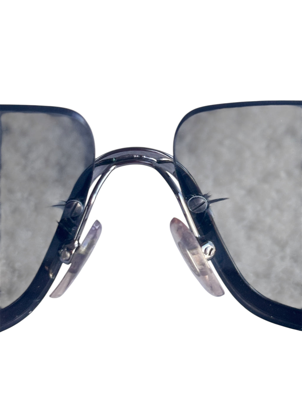 Versace 2004 Black Diamante Wrap Sunglasses