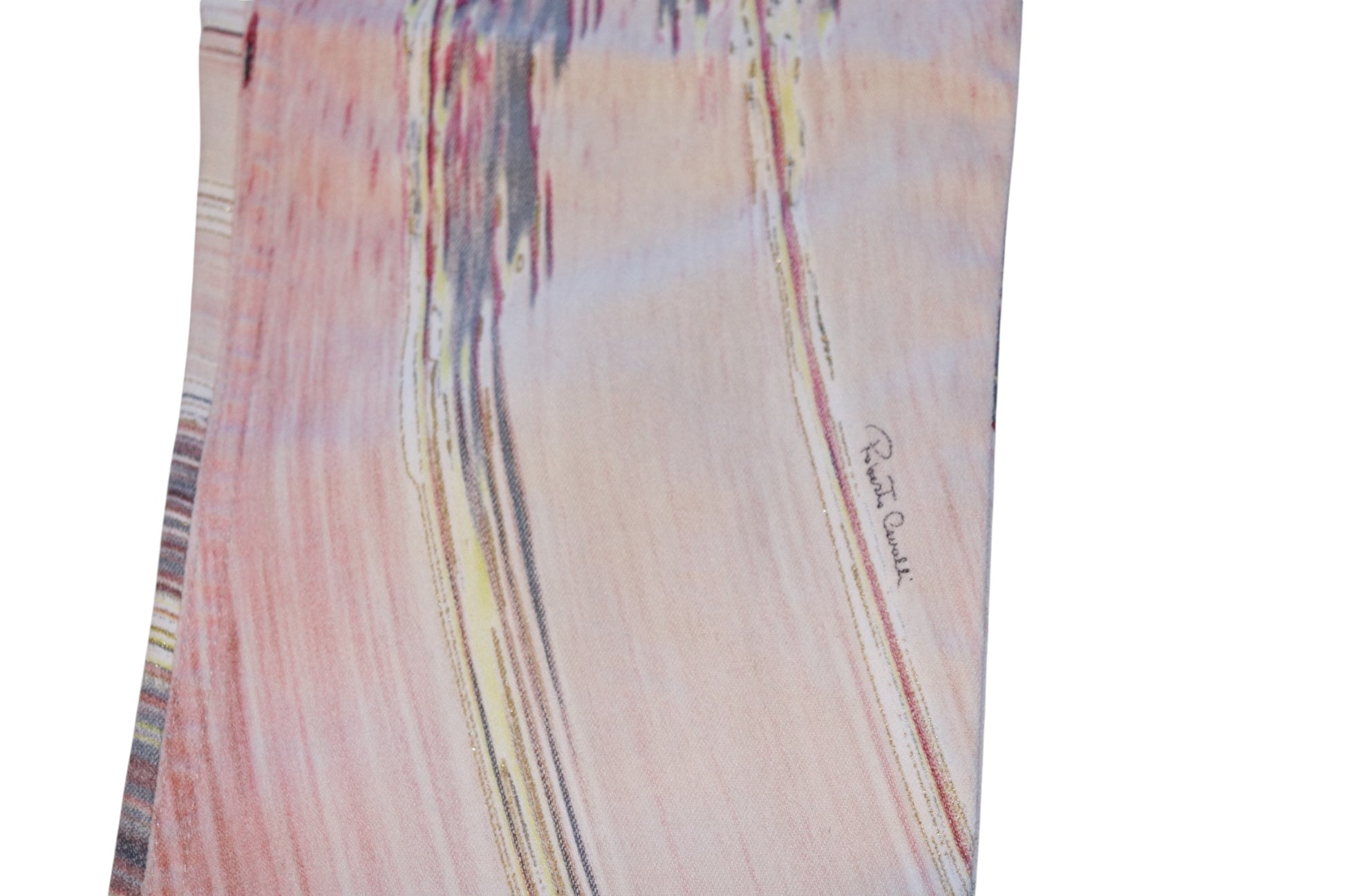 Roberto Cavalli S/S 2004 Pink Feather Jeans