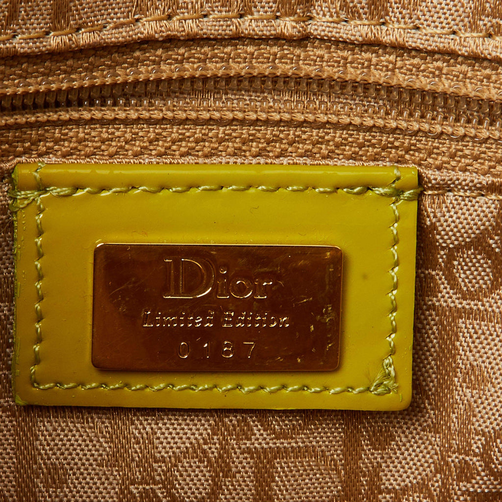 Dior Pom Pom Velvet Limited Edition 2002 Galliano Saddle Bag